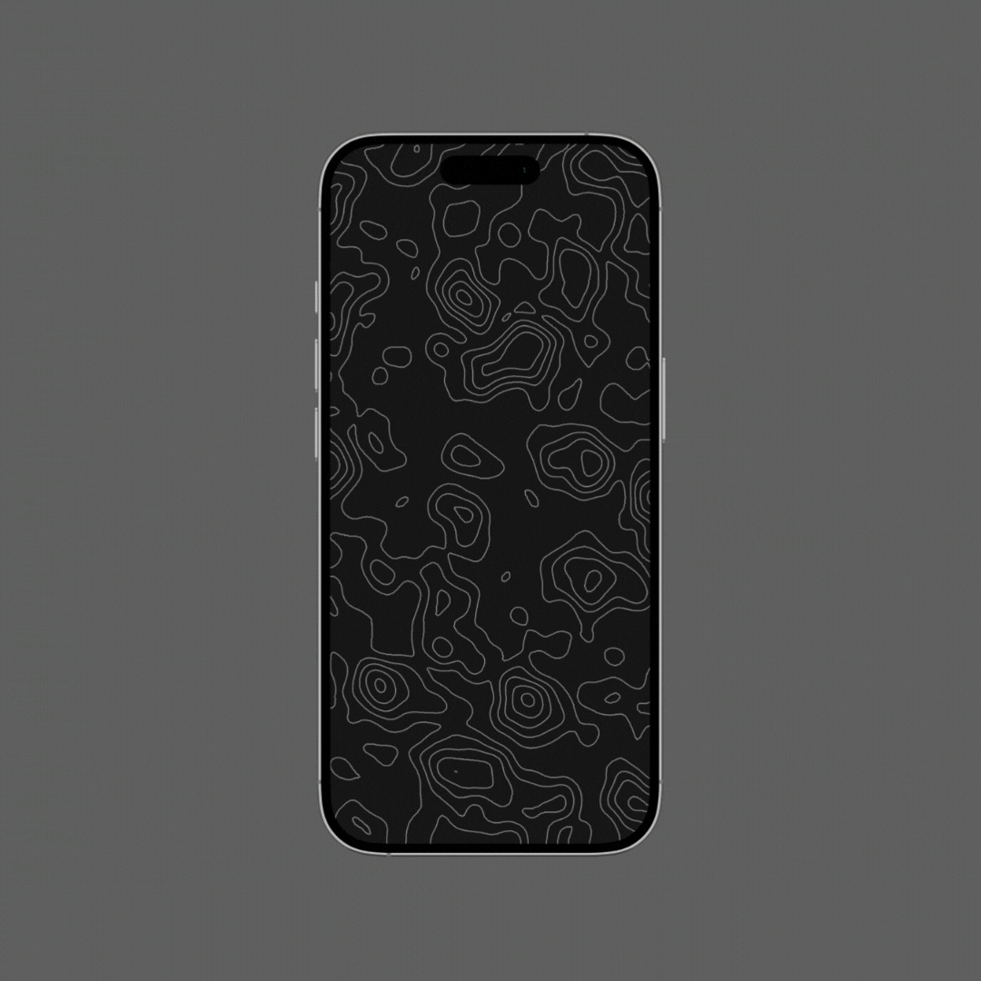 Midnight Topo Wallpaper Pack