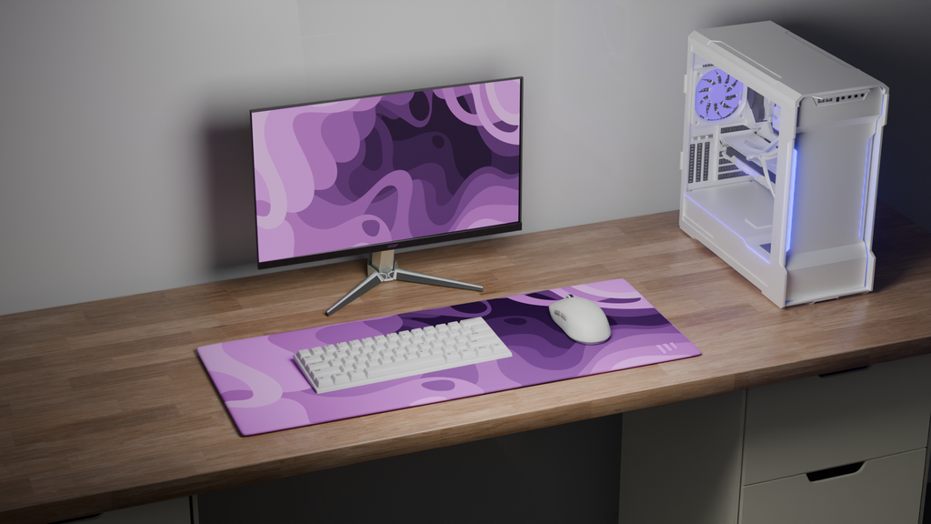 Amethyst Flow Mousepad