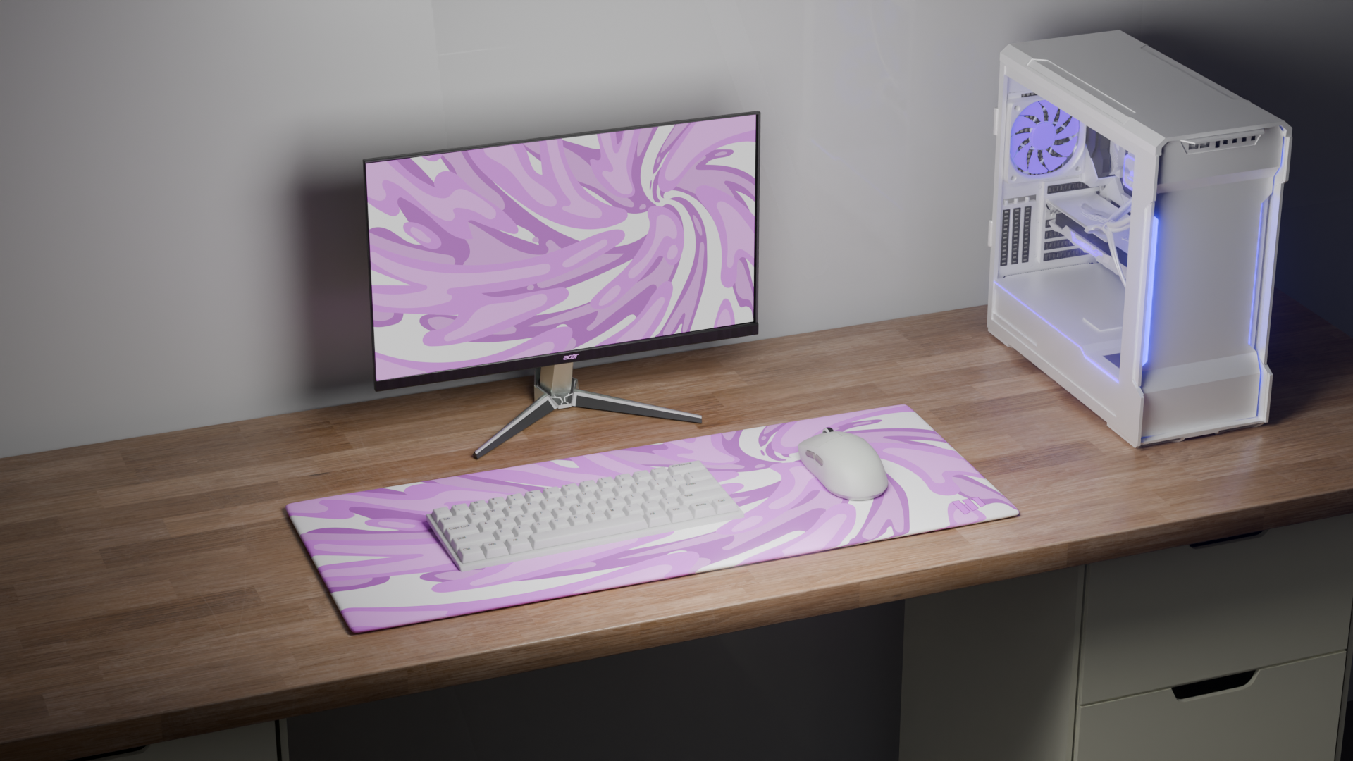 Amethyst Twist Mousepad