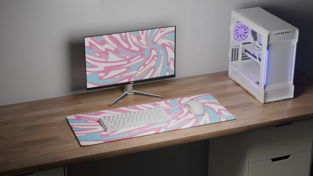Coral Twist Mousepad