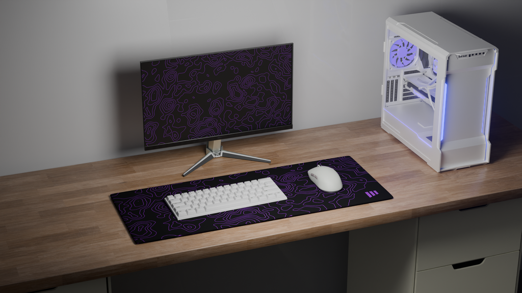 Lavender Midnight Topo Mousepad