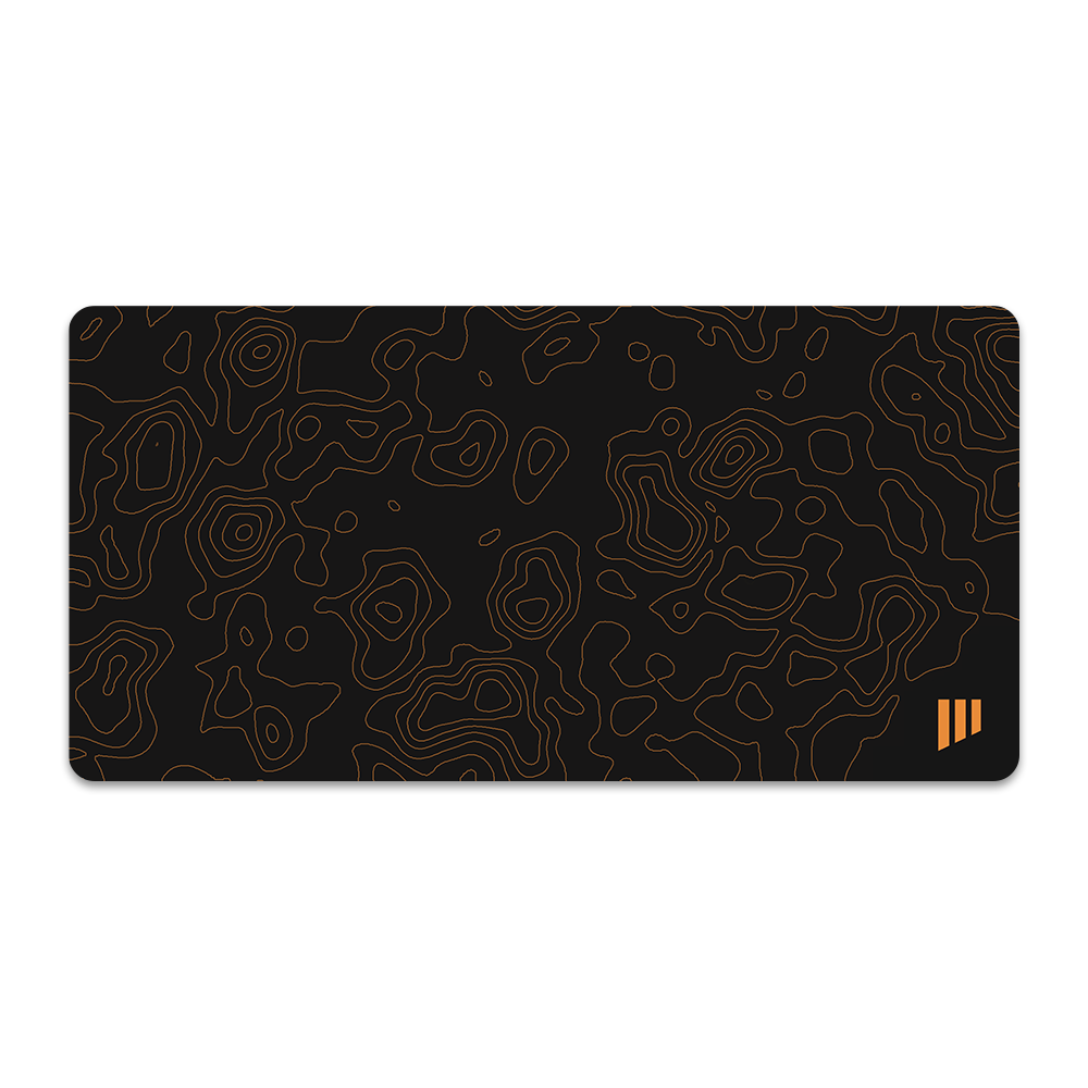 Orange Midnight Topo Mousepad