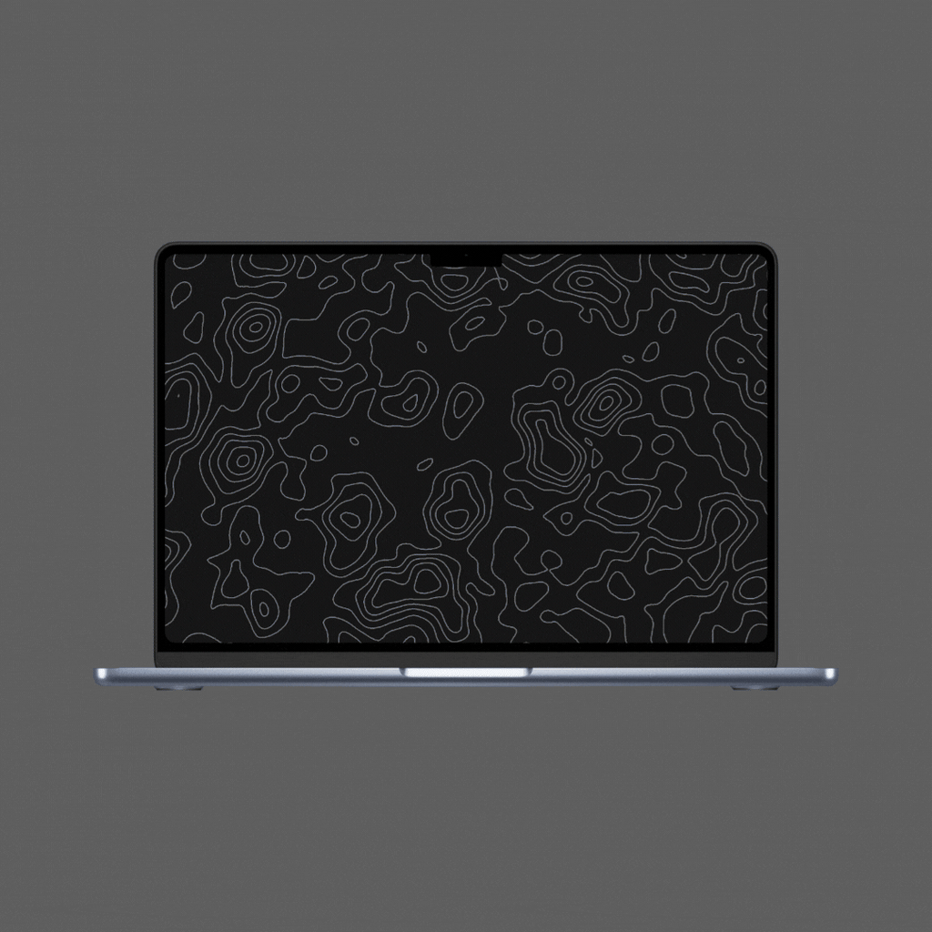 Midnight Topo Wallpaper Pack