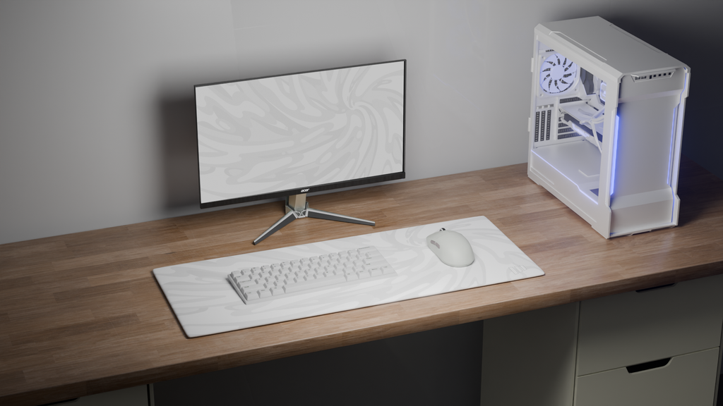 Snowy Twist Mousepad